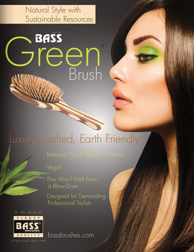 The Green Brush 18 | Large Paddle Hairbrush