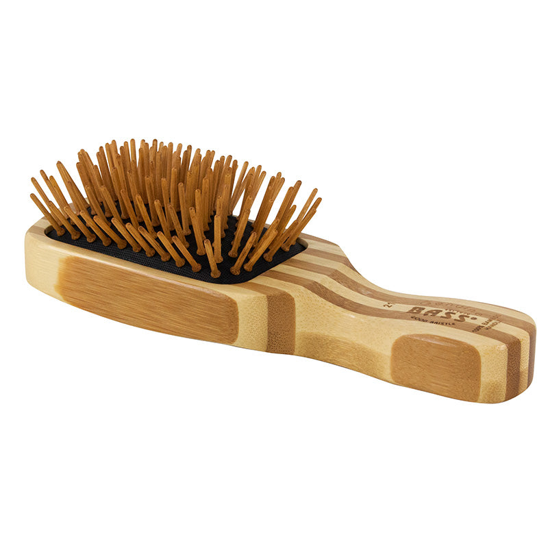 The Classic Men's Club Cushion Brush 21 | Natural Bamboo Handle